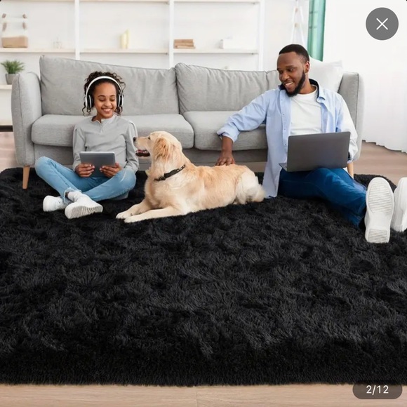 Luxurious Fluffy Large Shag Rug  Ultra Soft, Plush, Fuzzy, Durable 5x8ft - Picture 3 of 9